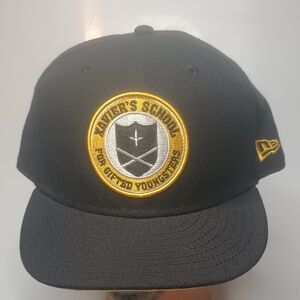 New Era Black Cap with Red Marvel Logo